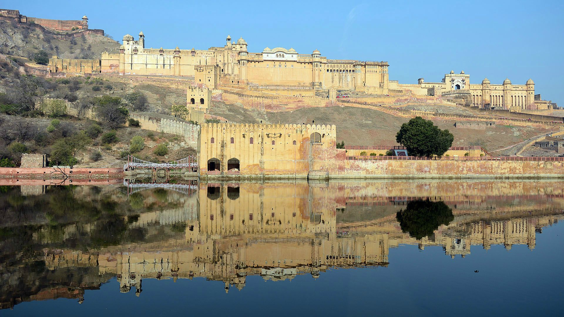 Amber Fort - kompleks budowli obronnych i pałacowych